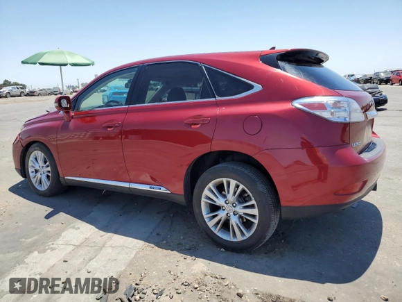 2010 Lexus RX 450h with VIN JTJZB1BA5A2400054, listed as a Copart auction lot 63348865 with 177,153 mi miles and Salvage title. Bid and sale history available at DreamBid. Image 2.