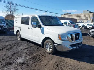 2012 Nissan NV SV with VIN 1N6AF0KY4CN114061, listed as a IAAI auction lot 41613940 with 115,052 mi miles. Bid and sale history available at carsss.com. Image 1.