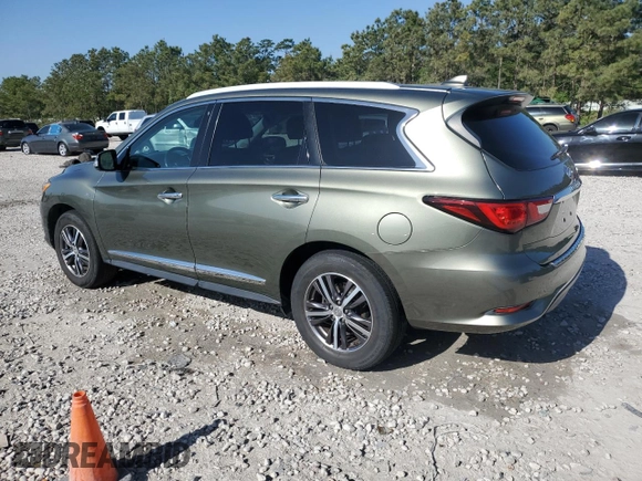 2017 Infiniti QX60 with VIN 5N1DL0MN0HC516671, listed as a Copart auction lot 52248225 with 91,012 mi miles and Salvage Title. Bid and sale history available at carsss.com. Image 2.