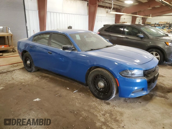 2018 Dodge Charger Police with VIN 2C3CDXKT7JH301058, listed as a Copart auction lot 54415925 with 114,125 mi miles and Clean Title. Bid and sale history available at carsss.com. Image 4.