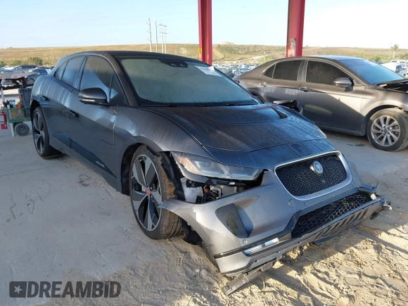 2019 Jaguar I-PACE HSE with VIN SADHD2S10K1F72747, listed as a IAAI auction lot 41948849 with 42,843 mi miles. Bid and sale history available at carsss.com. Image 1.