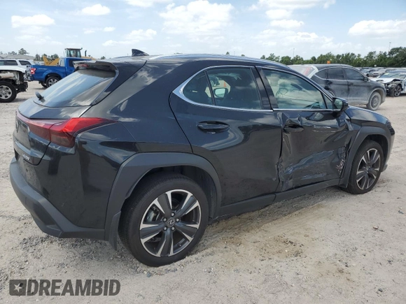 2022 Lexus UX with VIN JTHX3JBH0N2051278, listed as a Copart auction lot 61441804 with 34,317 mi miles and Salvage Title. Bid and sale history available at carsss.com. Image 3.