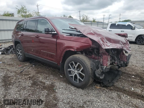 2023 Jeep Grand Cherokee Limited with VIN 1C4RJKBG0P8832220, listed as a Copart auction lot 58559685 with Not provided miles and Salvage title. Bid and sale history available at DreamBid. Image 4.