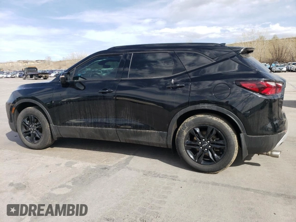 2020 Chevrolet Blazer LT with VIN 3GNKBJRS9LS685617, listed as a Copart auction lot 52412015 with 57,968 mi miles and Salvage title. Bid and sale history available at DreamBid. Image 2.