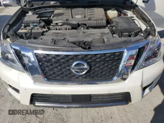 2020 Nissan Armada SL with VIN JN8AY2ND8L9109346, listed as a Copart auction lot 43010145 with 32,268 mi miles and Salvage Title. Bid and sale history available at carsss.com. Image 12.