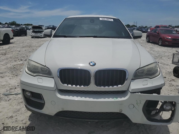 2014 BMW X6 xDrive35i with VIN 5UXFG2C53E0C44534, listed as a Copart auction lot 56518074 with 141,924 mi miles and Salvage Title. Bid and sale history available at carsss.com. Image 5.