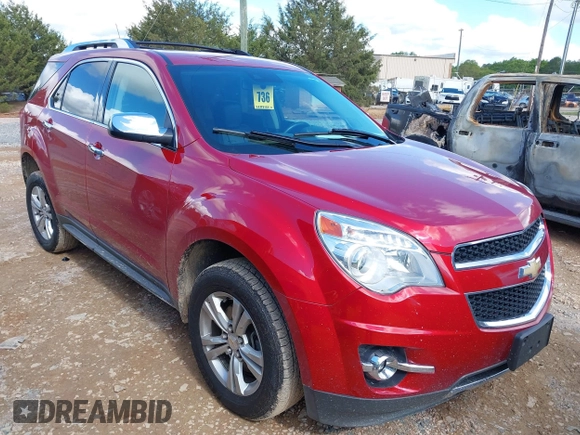 2013 Chevrolet Equinox LTZ with VIN 1GNALFEK3DZ106282, listed as a IAAI auction lot 42025898 with 157,119 mi miles. Bid and sale history available at carsss.com. Image 1.