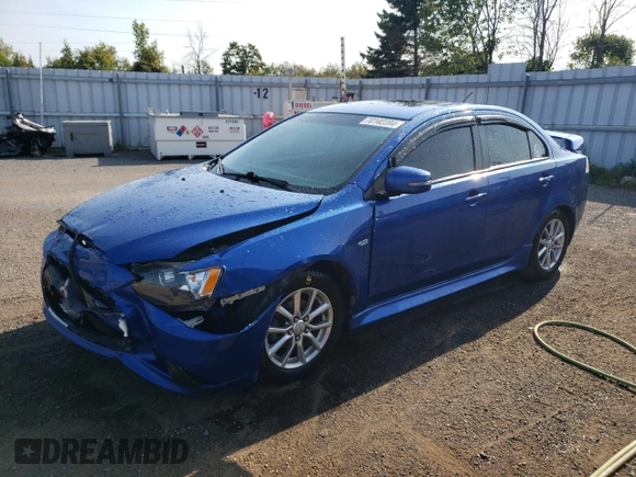 2015 Mitsubishi Lancer SE with VIN JA32V2FW3FU606202, listed as a Copart auction lot 70142394 with 129,336 mi miles and Salvage Title. Bid and sale history available at carsss.com. Image 1.