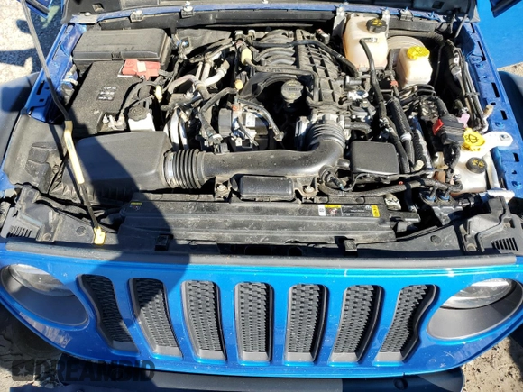 2022 Jeep Wrangler Unlimited Rubicon with VIN 1C4HJXFG5NW217688, listed as a Copart auction lot 81182824 with 63,102 mi miles and Salvage title. Bid and sale history available at DreamBid. Image 13.