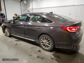2015 Hyundai Sonata 2.4L Limited with VIN 5NPE34AF5FH050993, listed as a Copart auction lot 50614845 with 163,273 mi miles and Salvage Title. Bid and sale history available at carsss.com. Image 2.