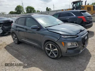 2019 Hyundai Kona Ultimate с VIN KM8K5CA50KU236371, выставлен на аукционе Copart как лот 57243575 с пробегом 75 307 миль миль и Списание • Salvage title. История ставок и продаж доступна на DreamBid. Изображение 4.
