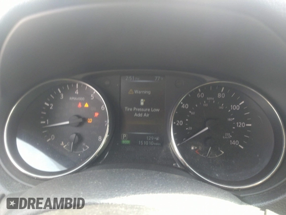 2017 Nissan Rogue S with VIN KNMAT2MT4HP543351, listed as a IAAI auction lot 41696457 with 151,010 mi miles and . Bid and sale history available at DreamBid. Image 7.