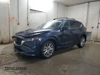 2023 Mazda CX-5 Signature with VIN JM3KFBXY9P0122887, listed as a Copart auction lot 88993465 with 12,116 mi miles and Salvage Title. Bid and sale history available at carsss.com. Image 1.