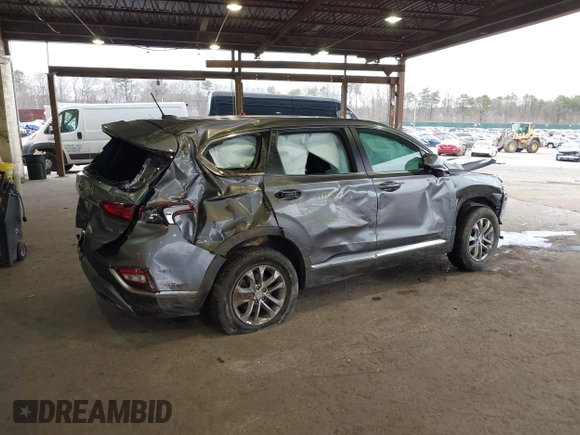 2019 Hyundai Santa Fe SE with VIN 5NMS2CAD7KH094144, listed as a IAAI auction lot 41984633 with 46,307 mi miles and . Bid and sale history available at DreamBid. Image 4.