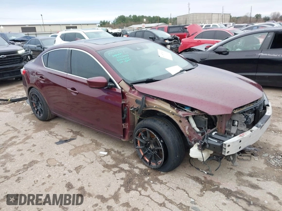 2016 Acura ILX w/Premium Pkg with VIN 19UDE2F71GA002624, listed as a IAAI auction lot 41597667 with 158,916 mi miles. Bid and sale history available at carsss.com. Image 1.