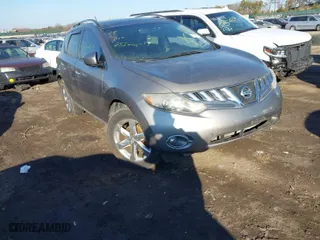 2010 Nissan Murano SL with VIN JN8AZ1MW1AW122707, listed as a IAAI auction lot 41679953 with 999,999 mi miles. Bid and sale history available at carsss.com. Image 1.