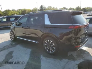 2022 Kia Carnival EX with VIN KNDNC5H35N6113486, listed as a Copart auction lot 70453554 with 47,109 mi miles and Salvage Title. Bid and sale history available at carsss.com. Image 2.
