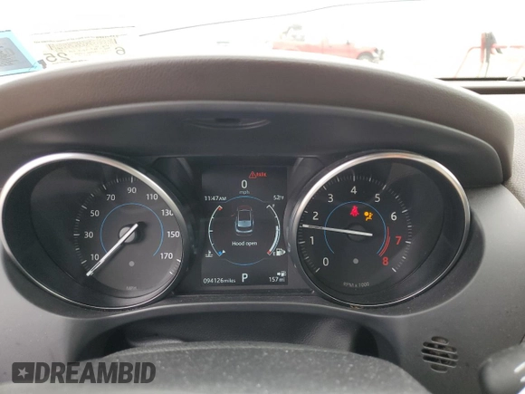 2018 Jaguar F-Pace 25t Prestige with VIN SADCK2FX3JA320663, listed as a Copart auction lot 50362275 with 94,126 mi miles and Salvage Title. Bid and sale history available at DreamBid. Image 9.