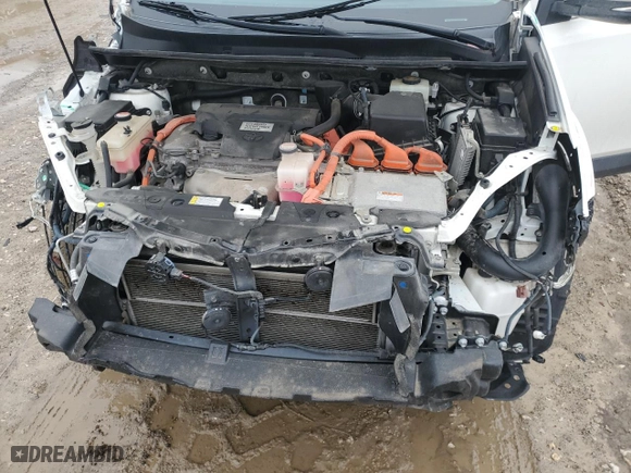 2016 Toyota RAV4 Hybrid XLE with VIN JTMRJREV3GD016371, listed as a Copart auction lot 43482435 with 133,524 mi miles and Salvage Title. Bid and sale history available at carsss.com. Image 12.