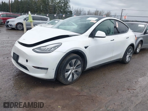 2021 Tesla Model Y Standard Range with VIN 5YJYGDED3MF103499, listed as a IAAI auction lot 41632064 with 132,846 mi miles and . Bid and sale history available at DreamBid. Image 2.