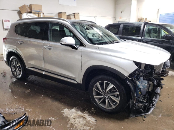 2019 Hyundai Santa Fe Ultimate with VIN 5NMS5CAD3KH073069, listed as a Copart auction lot 72809582 with 35,051 mi miles. Bid and sale history available at carsss.com. Image 4.