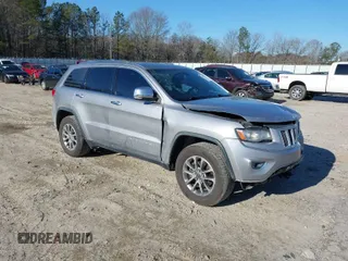 2014 Jeep Grand Cherokee Limited with VIN 1C4RJEBG2EC265620, listed as a IAAI auction lot 41344179 with 188,412 mi miles. Bid and sale history available at carsss.com. Image 1.