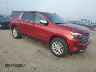 2023 Chevrolet Suburban Premier with VIN 1GNSCFKD8PR174382, listed as a Copart auction lot 55236275 with 43,997 mi miles and Salvage title. Bid and sale history available at DreamBid. Image 4.