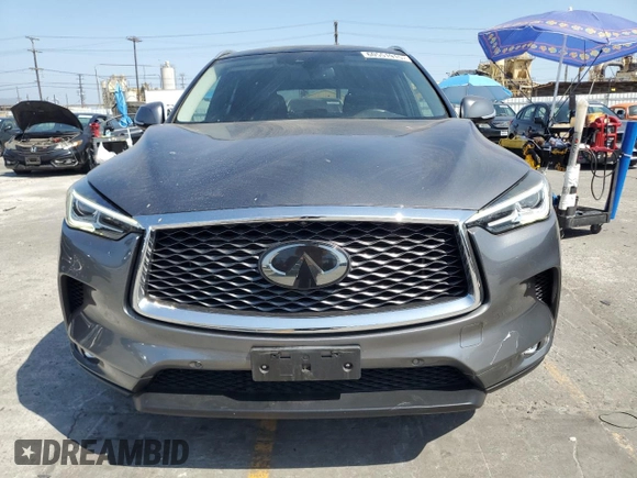 2019 Infiniti QX50 Essential with VIN 3PCAJ5M18KF127262, listed as a Copart auction lot 60551915 with 50,048 mi miles and Salvage title. Bid and sale history available at DreamBid. Image 5.