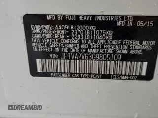 2016 Subaru WRX STI z VIN JF1VA2V63G9805109, wystawiony jako Copart lot #41057164 z przebiegiem 101 487 mil mil oraz . Historia ofert i sprzedaży dostępna na DreamBid. Obrazek 12.