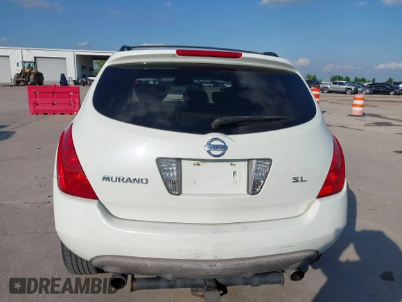 2005 Nissan Murano SL z VIN JN8AZ08T95W324095, wystawiony jako IAAI lot #42210189 z przebiegiem 137 431 mil mil oraz . Historia ofert i sprzedaży dostępna na DreamBid. Obrazek 17.