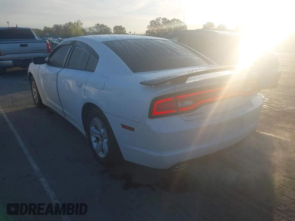 2014 Dodge Charger SE with VIN 2C3CDXBG7EH322291, listed as a IAAI auction lot 41925215 with 169,236 mi miles and . Bid and sale history available at carsss.com. Image 3.