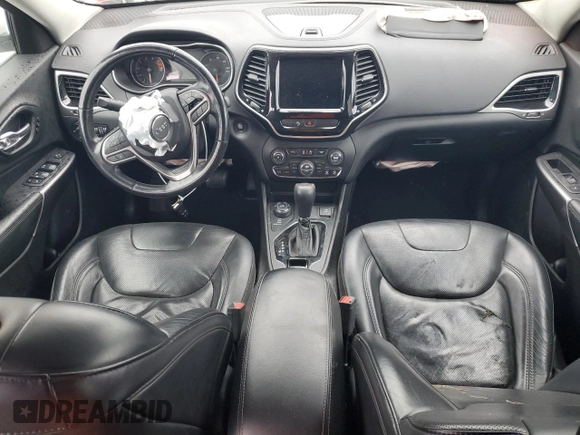 2019 Jeep Cherokee Limited with VIN 1C4PJMDX2KD106973, listed as a Copart auction lot 46819185 with Not Provided miles and Salvage Title. Bid and sale history available at DreamBid. Image 8.