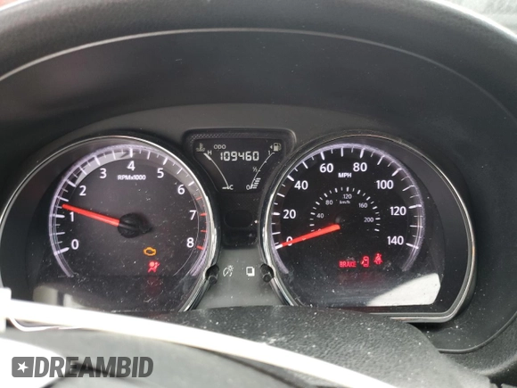 2016 Nissan Versa S with VIN 3N1CN7AP4GL813070, listed as a Copart auction lot 63438985 with 109,460 mi miles and Salvage title. Bid and sale history available at DreamBid. Image 9.