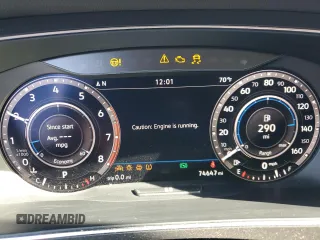 2019 Volkswagen Tiguan SE with VIN 3VV3B7AX3KM055992, listed as a Copart auction lot 49859975 with 74,647 mi miles and Salvage Title. Bid and sale history available at DreamBid. Image 9.