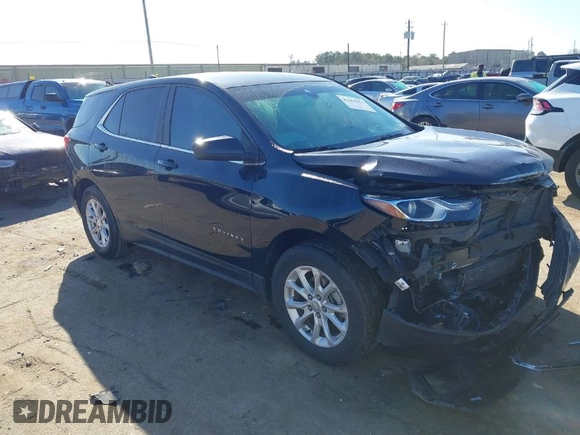 2021 Chevrolet Equinox LT with VIN 3GNAXKEV1MS129189, listed as a IAAI auction lot 41669852 with 60,130 mi miles. Bid and sale history available at carsss.com. Image 1.