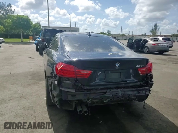 2016 BMW 4 Series 428i with VIN WBA3N7C50GK227232, listed as a Copart auction lot 61255145 with 86,667 mi miles and Salvage title. Bid and sale history available at DreamBid. Image 13.