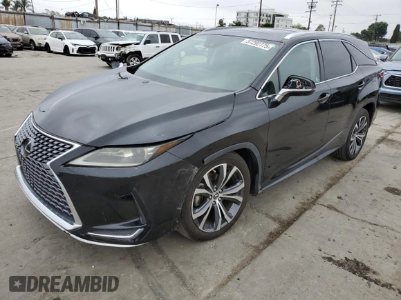 2022 Lexus RX 350L with VIN JTJHZKFA8N2038704, listed as a Copart auction lot 57292775 with 35,565 mi miles and Salvage title. Bid and sale history available at DreamBid. Image 1.