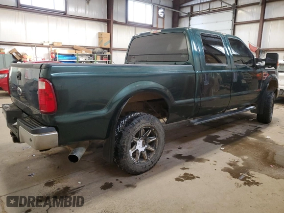 2008 Ford Super Duty F-250 SRW XL with VIN 1FTSW21R58ED91533, listed as a Copart auction lot 89277685 with 206,021 mi miles and Salvage Title. Bid and sale history available at carsss.com. Image 3.