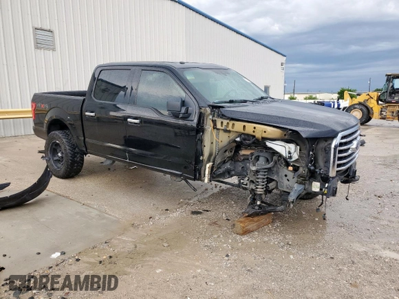 2016 Ford F-150 XLT with VIN 1FTEW1EF1GKF63192, listed as a Copart auction lot 55242505 with 65,516 mi miles and Salvage Title. Bid and sale history available at carsss.com. Image 4.