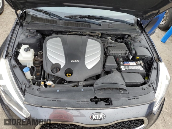 2016 Kia Cadenza Premium with VIN KNALN4D71G5206869, listed as a Copart auction lot 75530964 with 72,178 mi miles and Salvage Title. Bid and sale history available at carsss.com. Image 11.