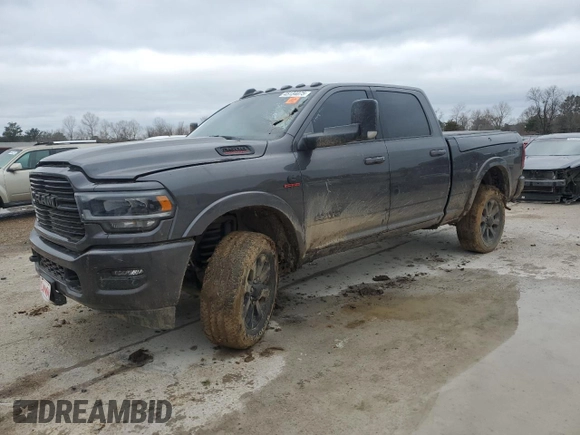 2022 Ram 2500 Laramie with VIN 3C6UR5FL7NG267832, listed as a Copart auction lot 45134075 with 26,755 mi miles and Salvage title. Bid and sale history available at DreamBid. Image 1.