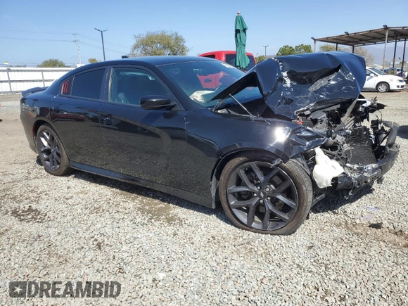 2019 Dodge Charger GT with VIN 2C3CDXHG6KH681814, listed as a Copart auction lot 49505025 with 64,514 mi miles and Salvage Title. Bid and sale history available at DreamBid. Image 4.