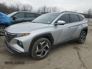 2024 Hyundai Tucson Limited with VIN 5NMJECDE0RH316489, listed as a Copart auction lot 50958555 with 16,980 mi miles and Salvage Title. Bid and sale history available at carsss.com. Image 1.