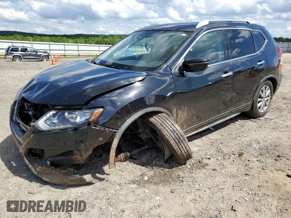 2020 Nissan Rogue SV with VIN KNMAT2MT8LP510474, listed as a Copart auction lot 56605795 with 159,546 mi miles and Salvage title. Bid and sale history available at DreamBid. Image 1.