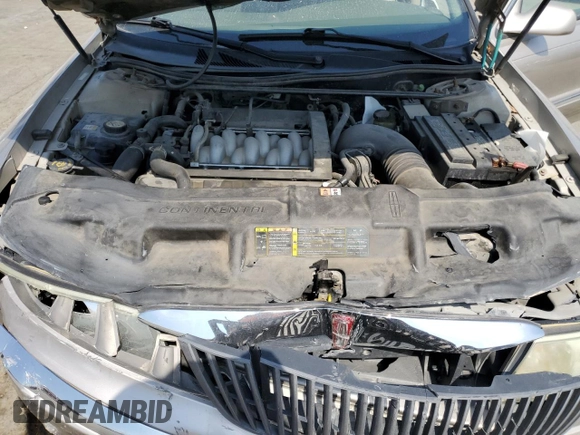 2002 Lincoln Continental with VIN 1LNHM97V22Y699435, listed as a Copart auction lot 66672354 with 216,764 mi miles and Salvage Title. Bid and sale history available at carsss.com. Image 11.