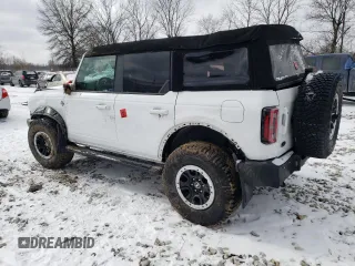 2024 Ford Bronco Outer Banks with VIN 1FMEE8BP1RLA50798, listed as a Copart auction lot 45704955 with 8,182 mi miles and Salvage title. Bid and sale history available at DreamBid. Image 2.