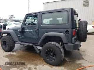 2017 Jeep Wrangler Sport with VIN 1C4AJWAGXHL540496, listed as a Copart auction lot 50692705 with 115,042 mi miles and Salvage Title. Bid and sale history available at DreamBid. Image 2.