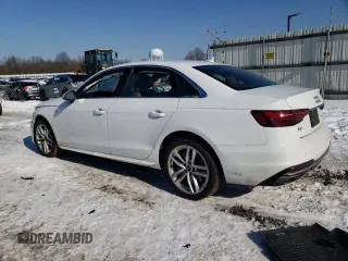 2020 Audi A4 Premium with VIN WAUDNAF45LN014208, listed as a Copart auction lot 89218695 with Not provided miles and Salvage title. Bid and sale history available at DreamBid. Image 2.