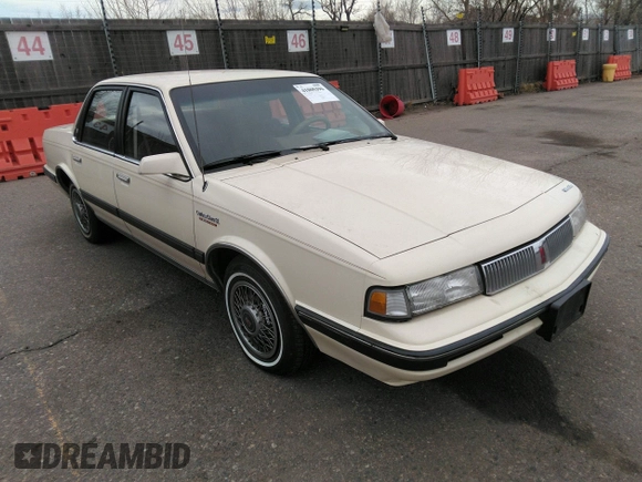 1990 Oldsmobile Cutlass Ciera with VIN 1G3AM54N4L6331841, listed as a IAAI auction lot 41805396 with 145,041 mi miles and . Bid and sale history available at DreamBid. Image 1.