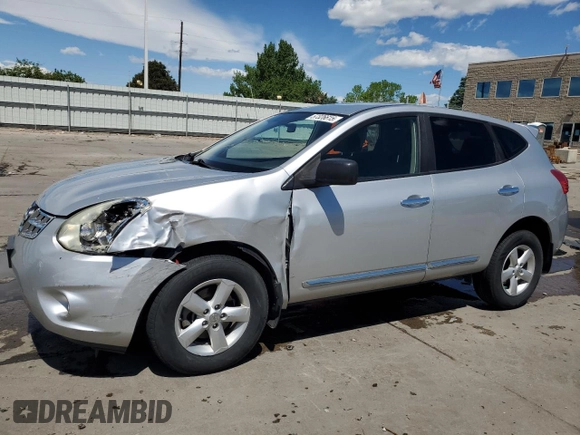 2012 Nissan Rogue S with VIN JN8AS5MV4CW350934, listed as a Copart auction lot 57326615 with 128,141 mi miles and Salvage title. Bid and sale history available at DreamBid. Image 1.